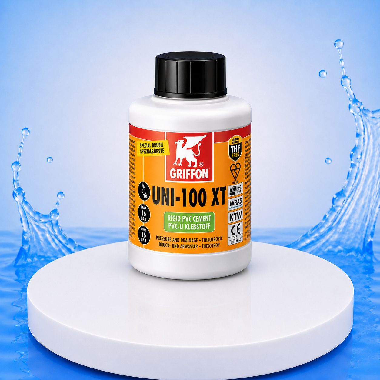Griffon UNI-100 XT PVC-Kleber 500 ml auf PVC Plattform