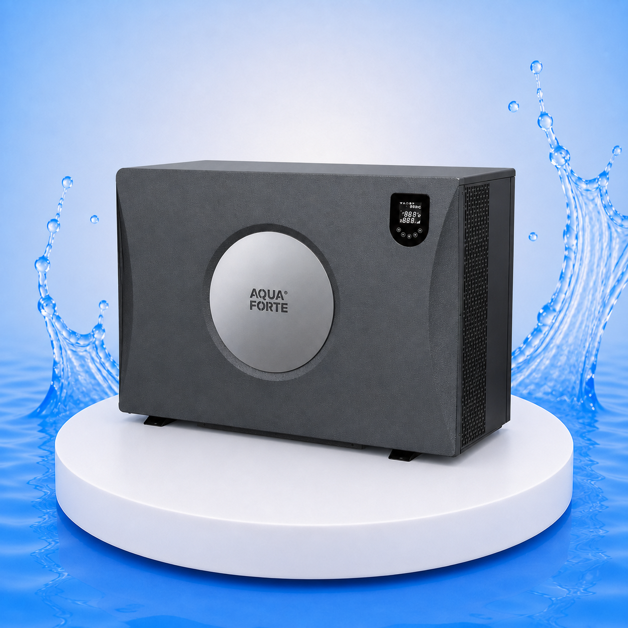 Mr. Silence 30 Wärmepumpe 17,2 kW auf PVC Plattform