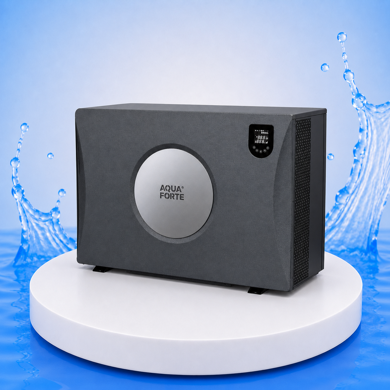 Mr. Silence 30 Wärmepumpe 22,8 kW auf PVC Plattform