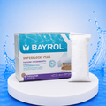 BAYROL Superflock Plus 1 kg – Produktbild auf PVC Plattform