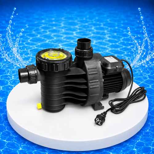 Aqua TechniX Aqua Plus Poolpumpe auf weißer Plattform