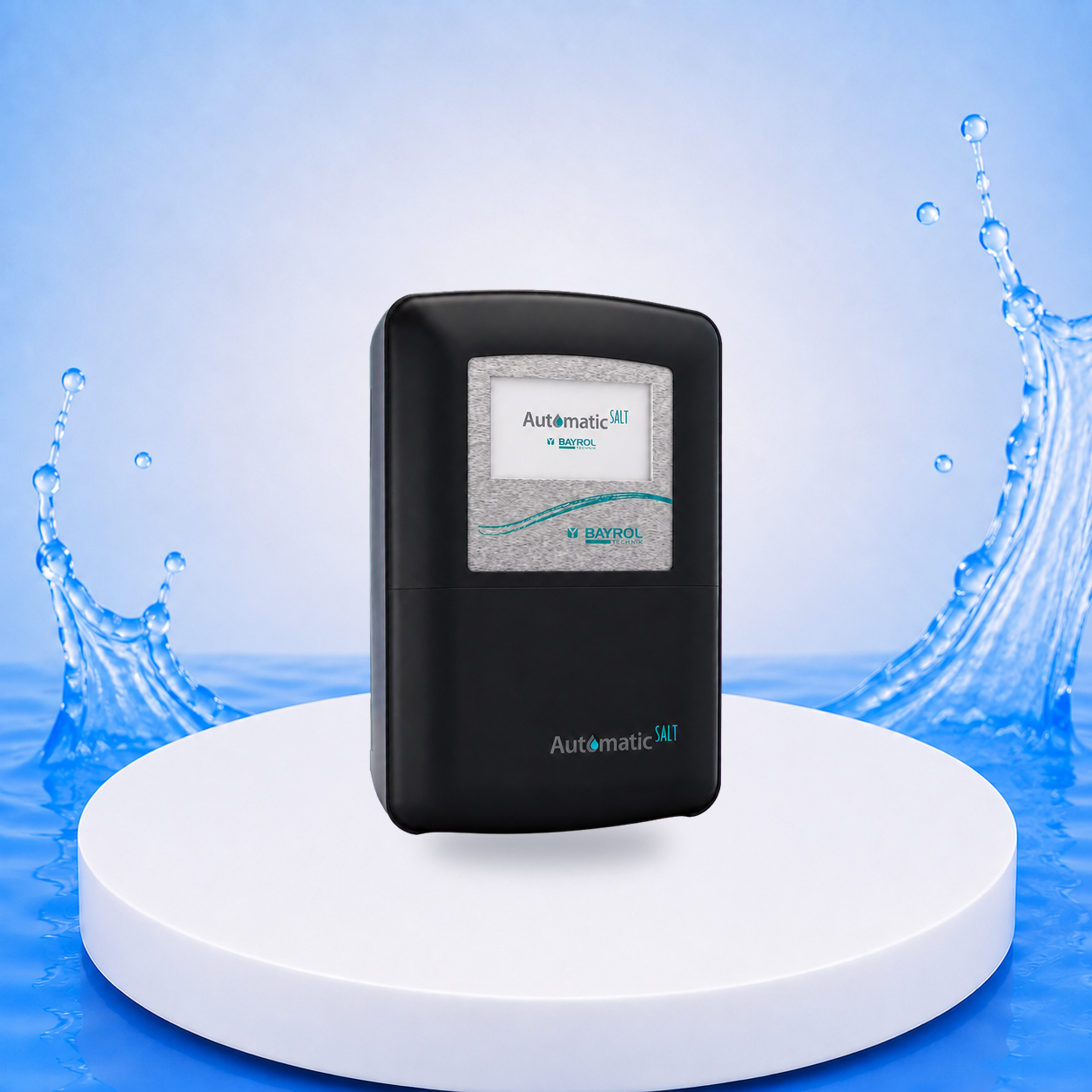 Bayrol Automatic Salt AS5 WiFi – Ansicht 2 auf einheitlicher PVC-Plattform