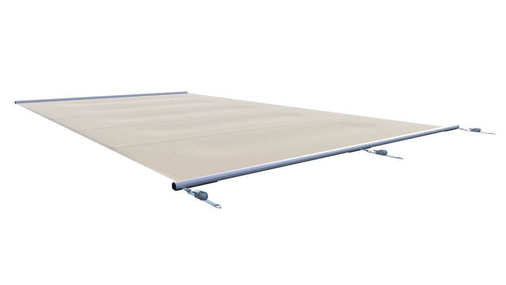 LiderPool Sicherheitsabdeckung EXTRA-TOP mit Keder – Maßanfertigung – pro m² – Farbe Beige