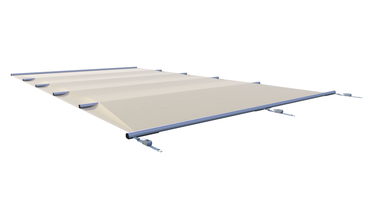 LiderPool Sicherheitsabdeckung STANDARD mit Keder – Maßanfertigung – pro m² – Farbe Beige