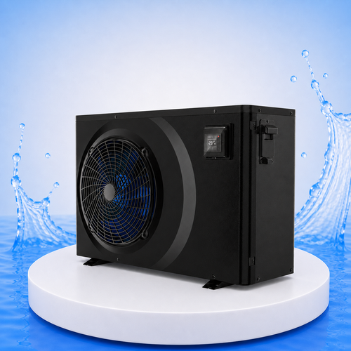 AquaForte Full-Inverter Wärmepumpe 15,3 kW – Detailansicht auf PVC-Plattform