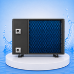 AquaForte Full-Inverter Wärmepumpe 11,5 kW – Detailansicht auf PVC-Plattform