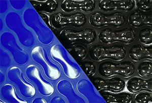 GeoBubble™ Solarfolie 400 µm – Rund – Blau/Schwarz