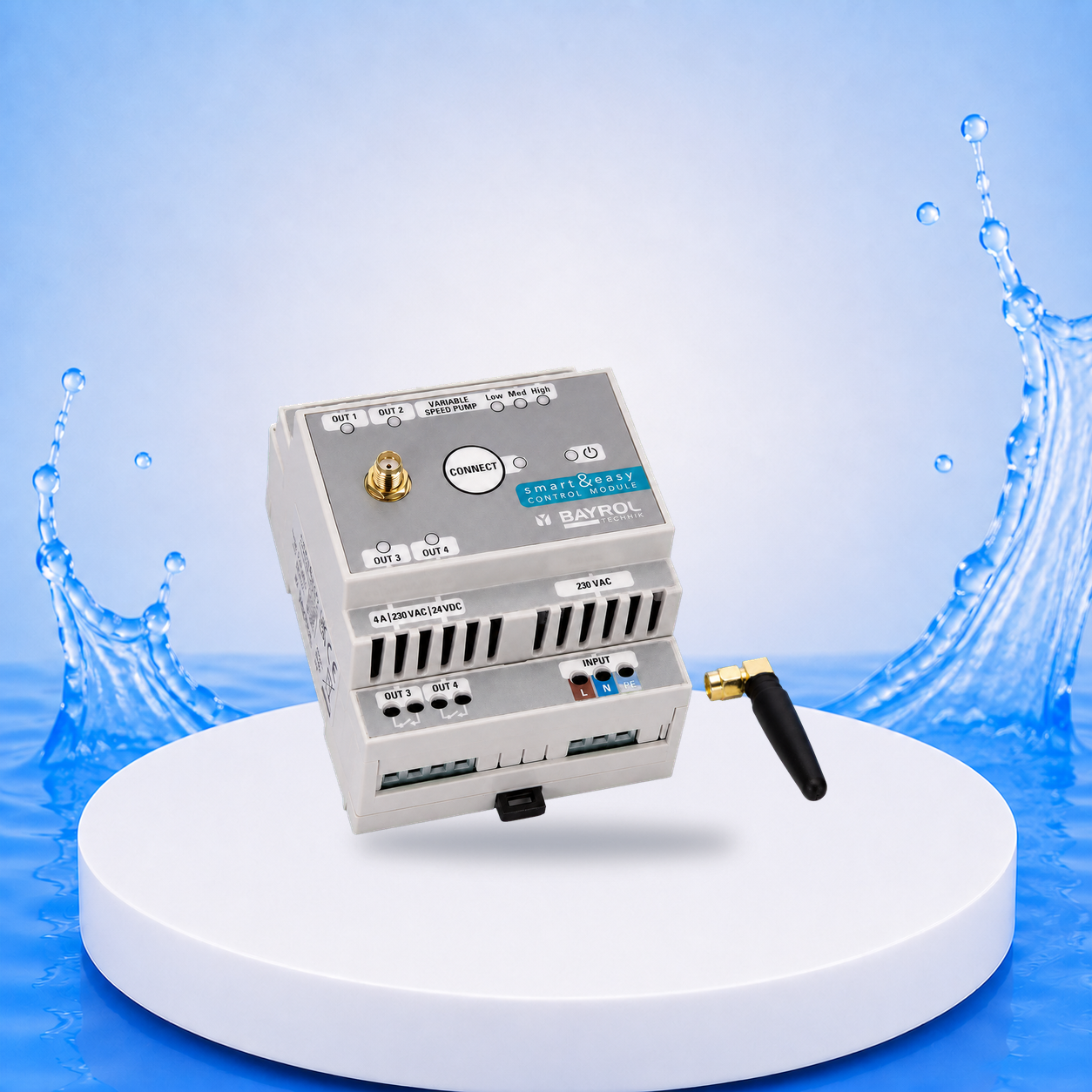 BAYROL Smart&Easy Control Module auf einheitlicher PVC-Plattform
